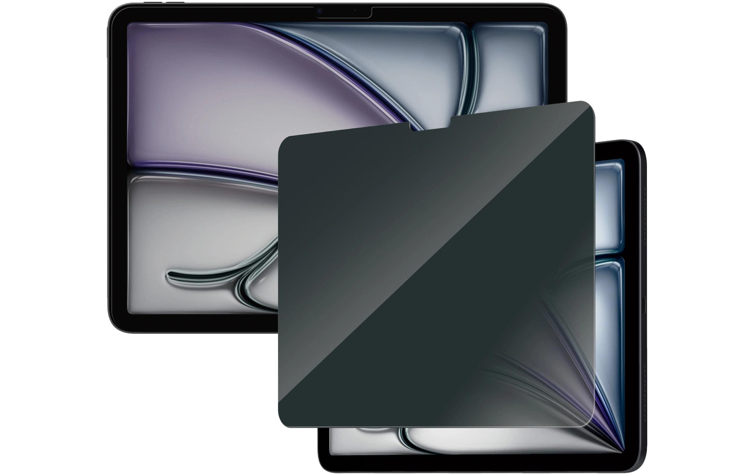 PanzerGlass - Bildschirmschutz für Tablet - ultrabreite Passform - Glas - mit Sichtschutzfilter - 10,9" oder 11" - Rahmenfarbe schwarz - für Apple 10.9-inch iPad; 11-inch iPad Air (M2, M3); iPad A16 Wi-Fi, A16 Wi-Fi + Cellular