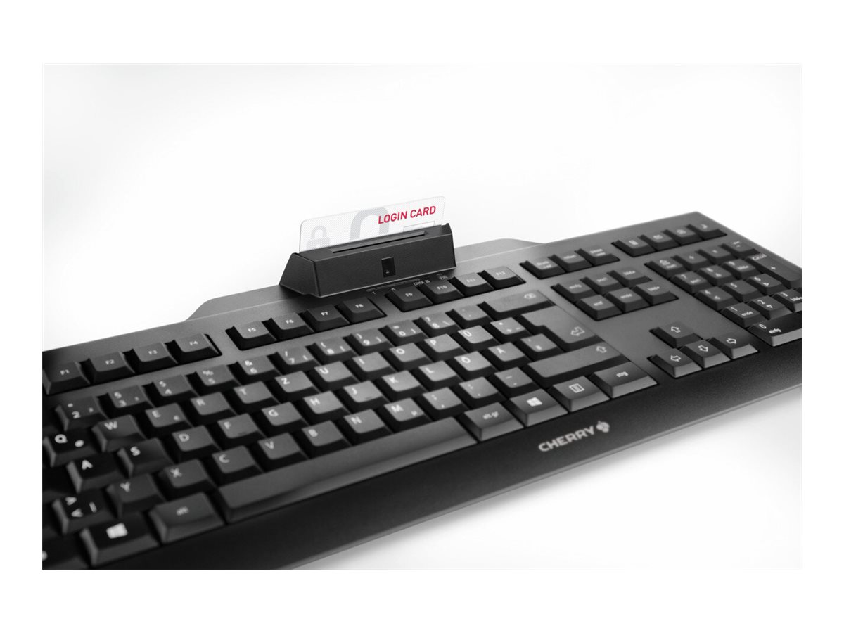 CHERRY KC 1000 SC - Tastatur - Deutsch - Schwarz Eingabegerät