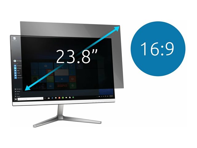 Kensington Monitor-Bildschirmfolie 2-Way Privacy Screen 23.8"/16:9
