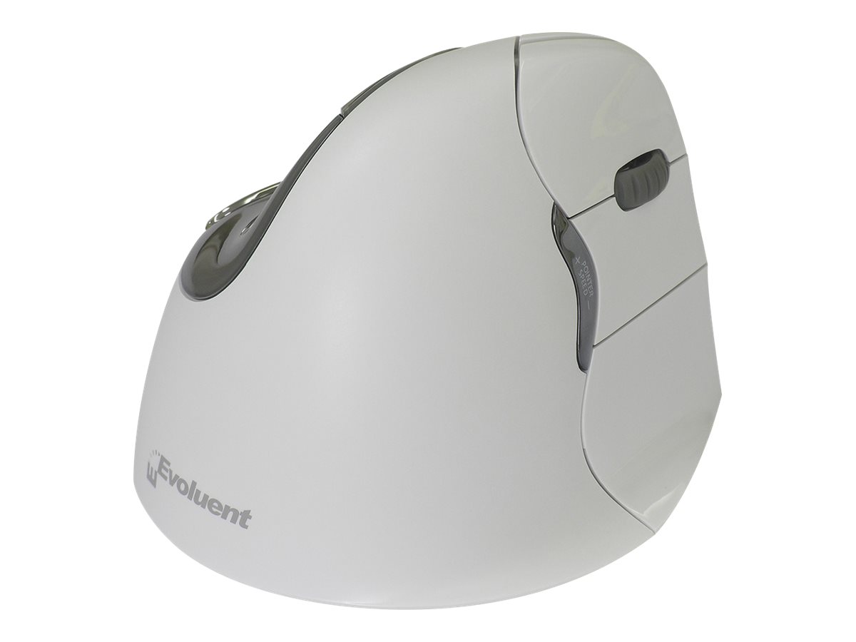 Evoluent VerticalMouse 4 Right Mac - vertikale Maus - Bluetooth - weiß