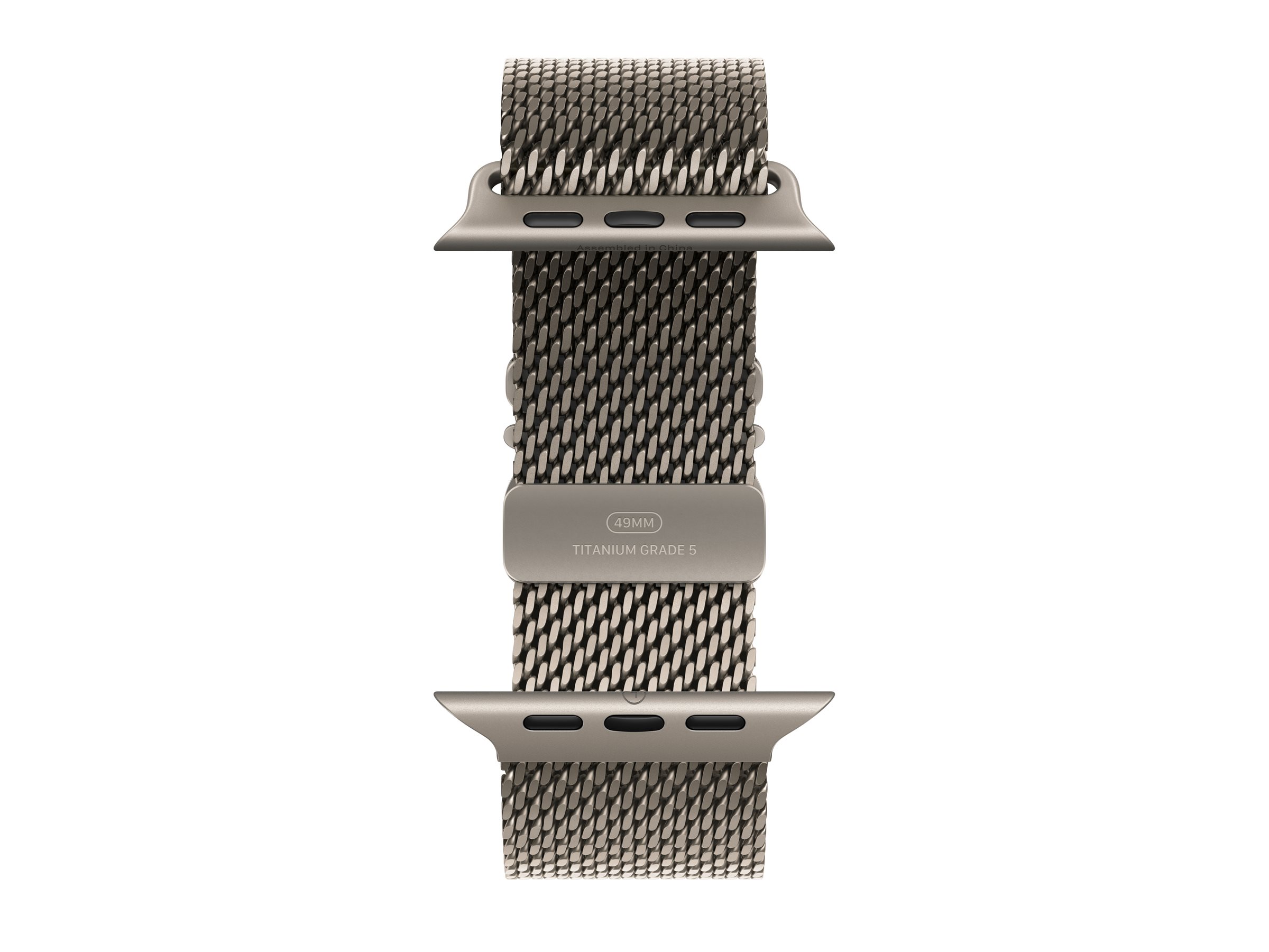 Apple Watch Ultra 3 GPS + Cellular 49mm Natural Titanium Case with Natural Titanium Milanese Loop - Large