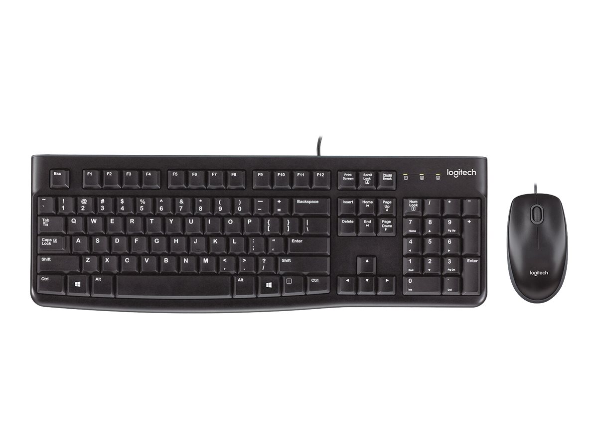 Logitech Desktop MK120 - Tastatur-und-Maus-Set - Deutsch Eingabegerät