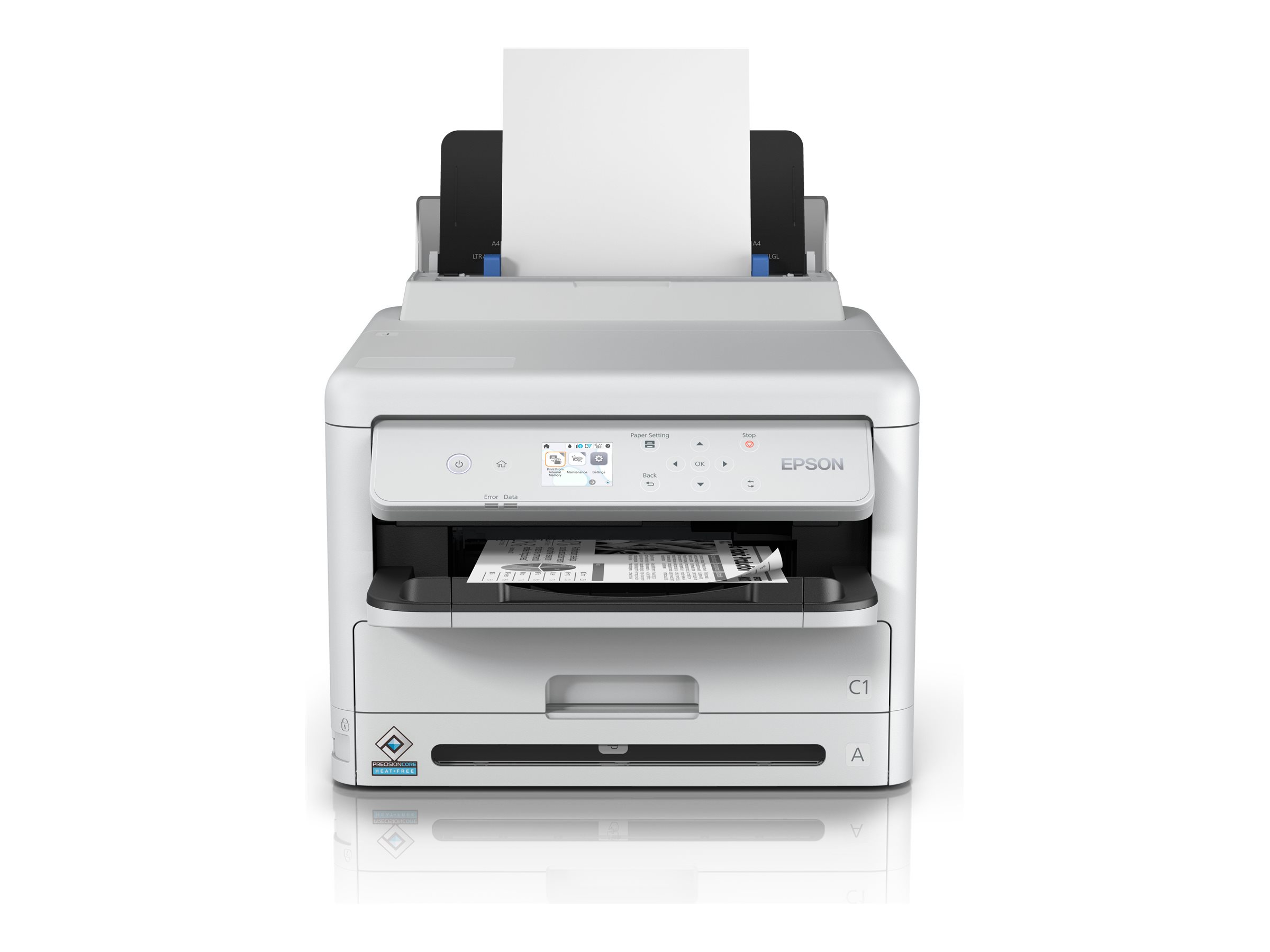 Epson WorkForce Pro WF-M5399DW - Drucker - s/w - Duplex - Tintenstrahl - A4/Legal - 1200 x 2400 dpi - bis zu 25 Seiten/Min. - Kapazität: 330 Blätter - USB 2.0, Gigabit LAN, Wi-Fi(ac)