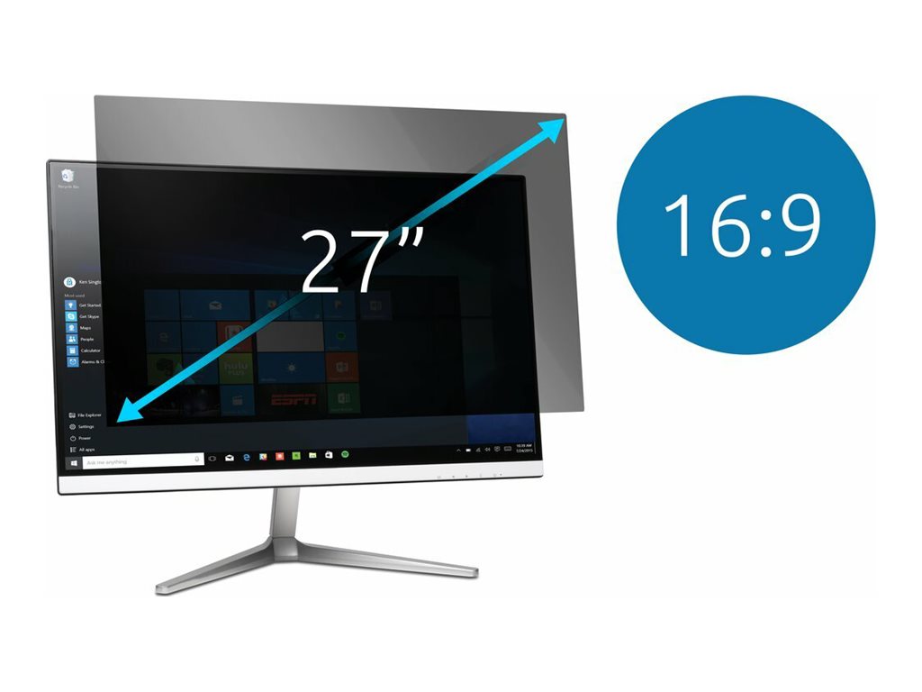 Kensington Blickschutzfilter für Bildschirme - 68.6 cm (27")