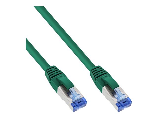 InLine - Patch-Kabel - RJ-45 (M) zu RJ-45 (M) - 5 m - SSTP-Kabel - CAT 6a - halogenfrei - grün