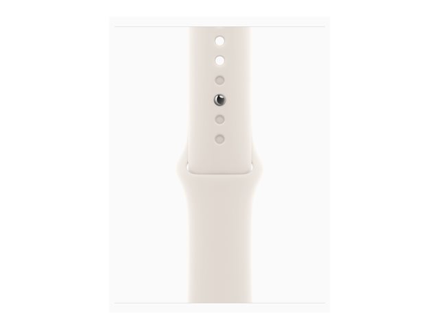 Apple Watch Series 10 GPS 42mm Rose Gold Aluminium Case mit Light Blush Sport Band - S/M (MWWH3QF/A)