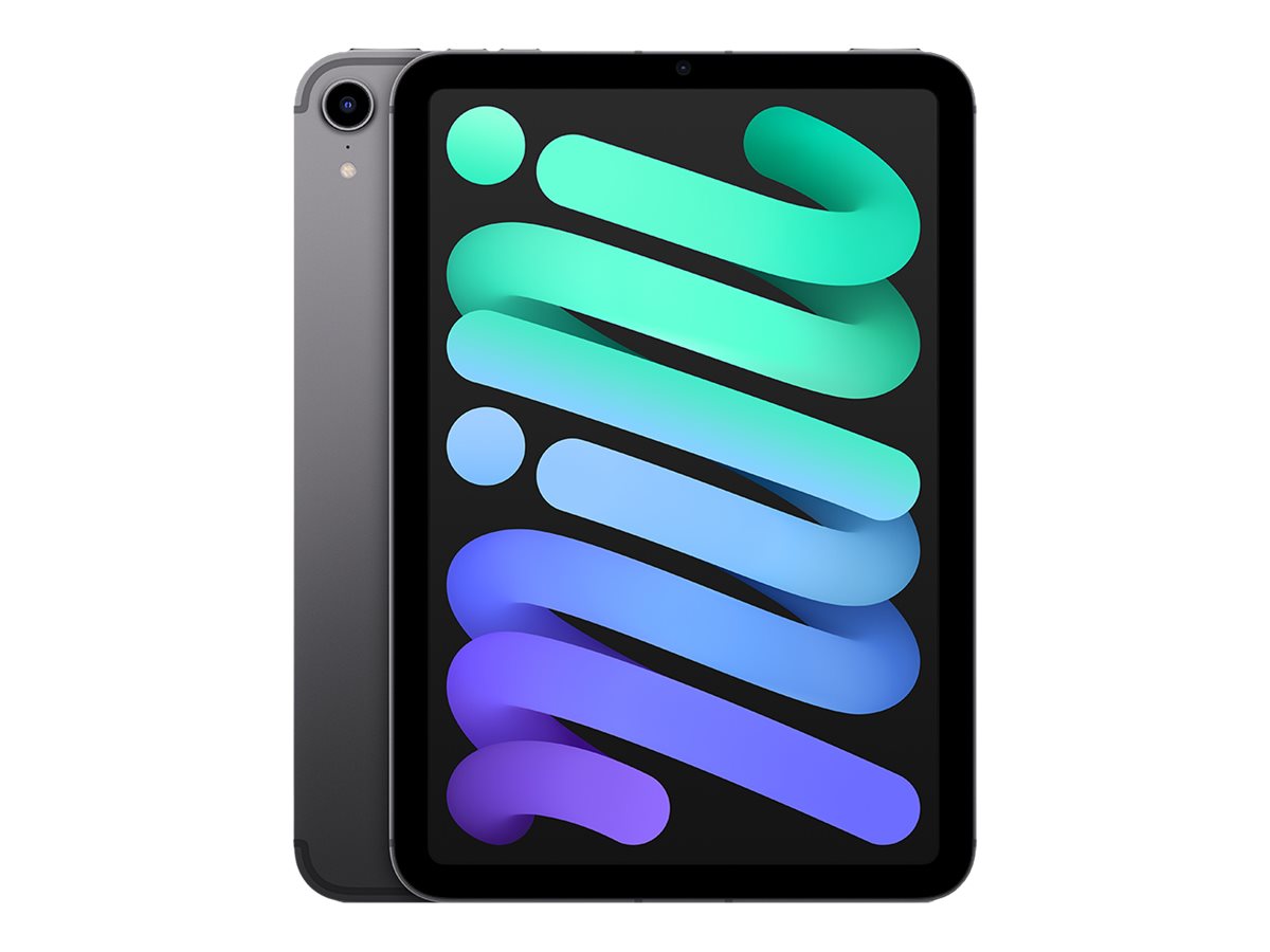 Apple iPad mini Wi-Fi + Cellular - 6. Generation - Tablet - 64 GB - 21.1 cm (8.3") IPS (2266 x 1488) - 3G, 4G, 5G - Space-grau