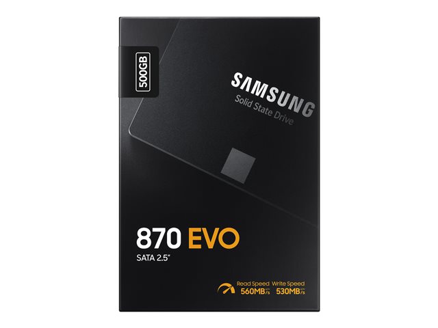 Samsung 870 EVO MZ-77E500B - SSD - 500 GB - SATA 6Gb/s