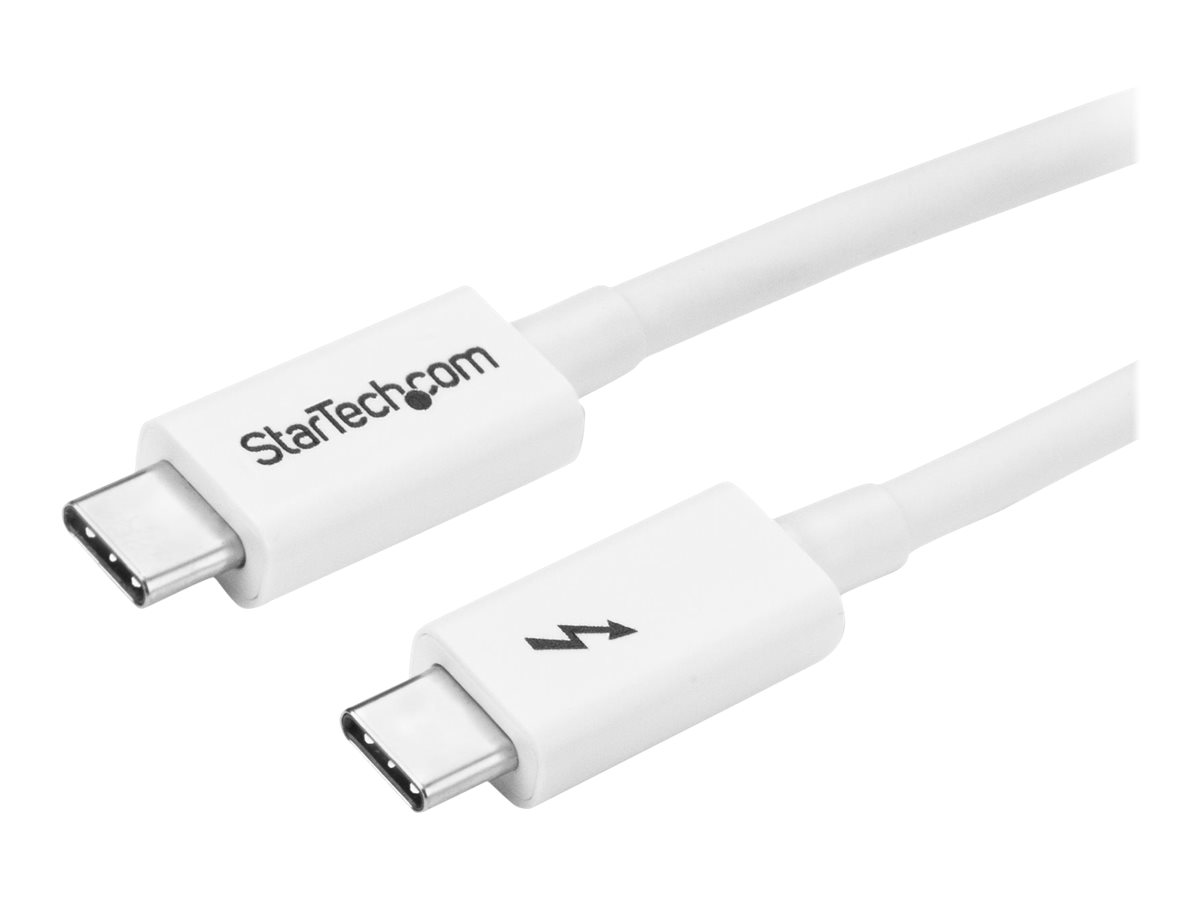 StarTech.com 3.3ft (1m) Thunderbolt 3 Cable
20Gbps
100W PD
4K Video
Thunderbolt-Certified
Compatible w/ TB4/USB 3.2/DisplayPort - Thunderbolt-Kabel - 24 pin USB-C zu 24 pin USB-C - 1 m