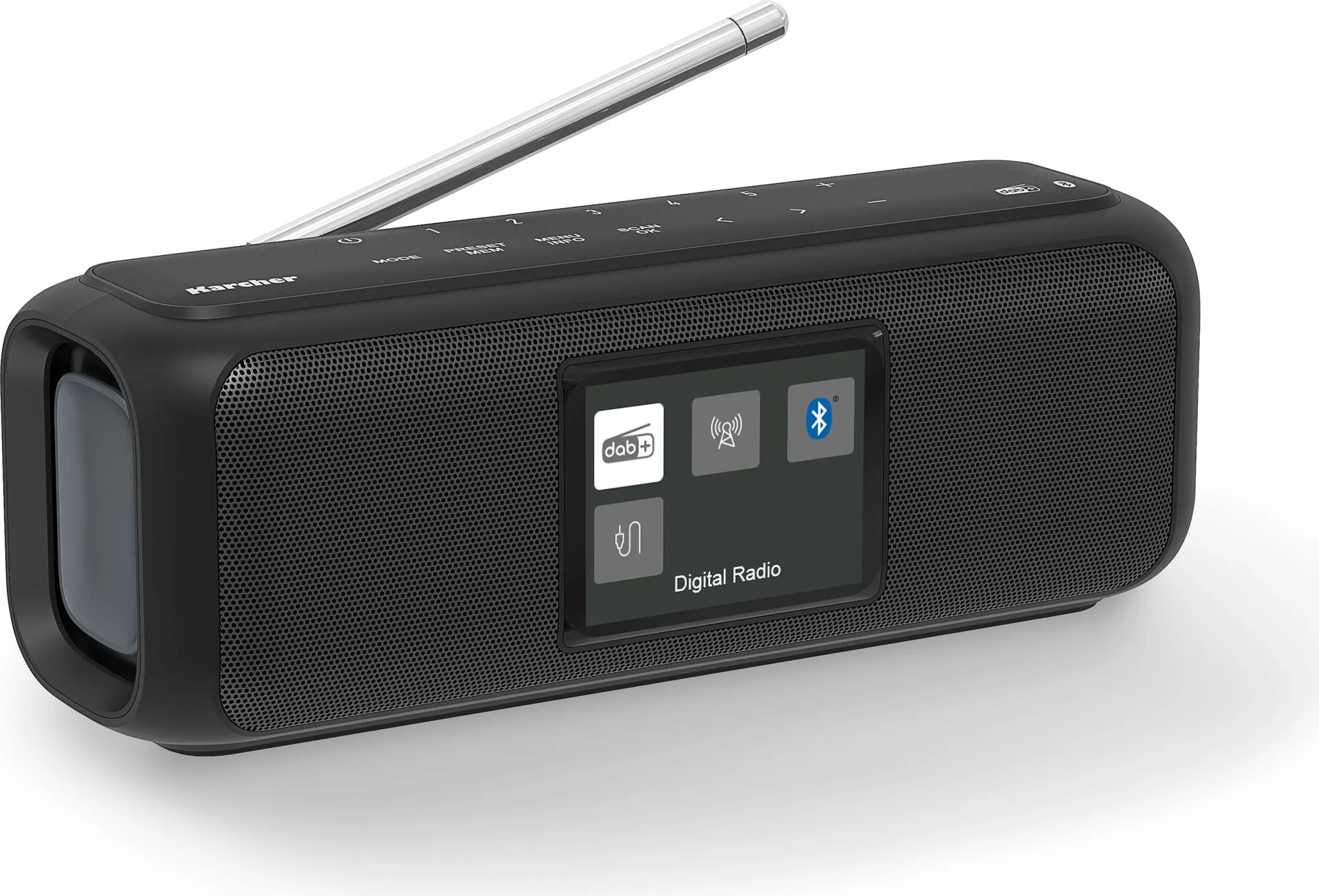 KARCHER DAB GO DAB Go DAB+/UKW-Radio mit Bluetooth (DAB GO)