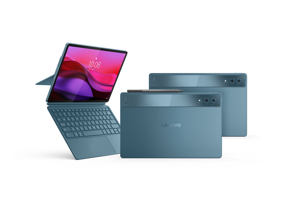 Lenovo Yoga Tab Plus ZAEG - Tablet - Android 14 oder höher - 256 GB UFS card - 32.3 cm (12.7") LTPS (2944 x 1840) - Tidal Teal