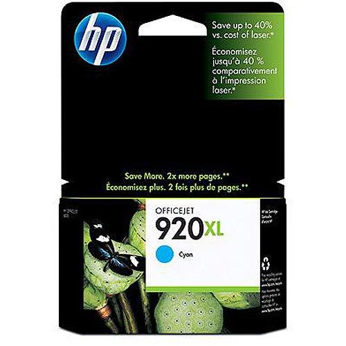 HP 920XL - Hohe Ergiebigkeit - Cyan - original - Tintenpatrone