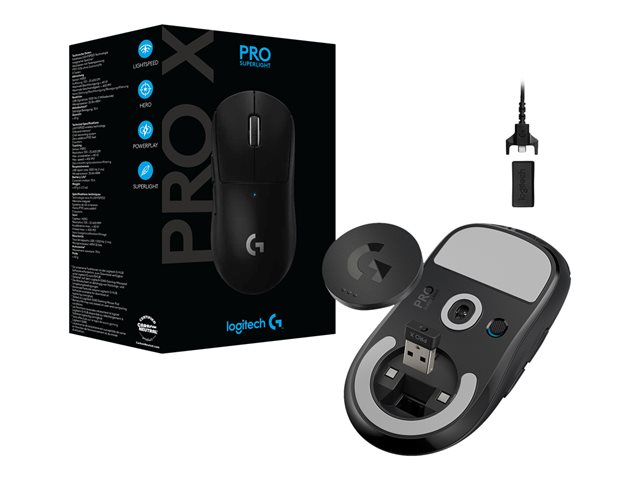 Logitech PRO X SUPERLIGHT Wireless Gaming Mouse - Maus - 2.4 GHz - Schwarz
Logitech PRO X SUPERLIGHT Wireless Gaming Mouse - Maus - 2.4 GHz - Schwarz