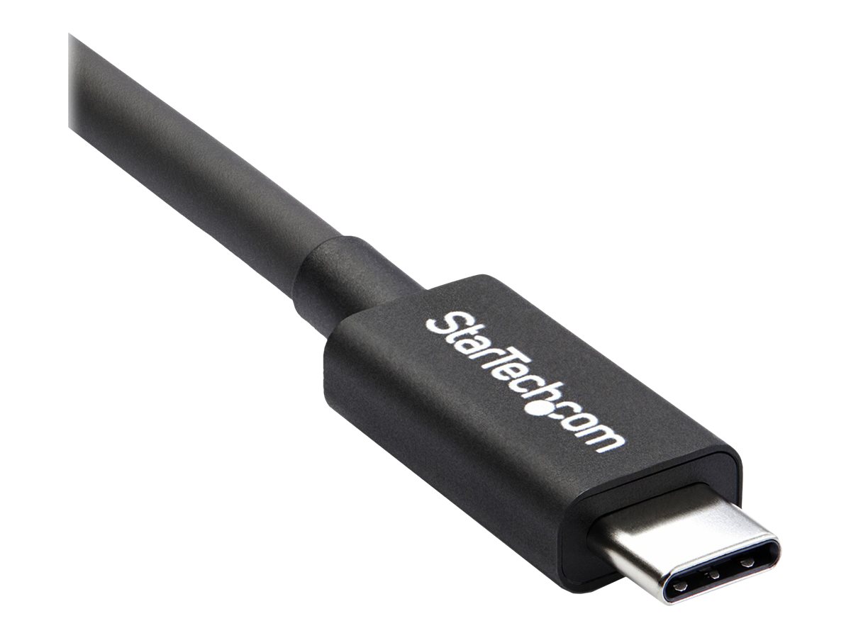 StarTech.com 2m (6.6ft) Thunderbolt 3 Cable
20Gbps
100W PD
4K Video
Thunderbolt-Certified
Compatible w/ TB4/USB 3.2/DisplayPort - Thunderbolt-Kabel - 24 pin USB-C zu 24 pin USB-C - 2 m