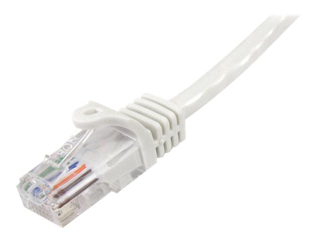 StarTech.com CAT5e Cable - 7 m White Ethernet Cable - Snagless - CAT5e Patch Cord - CAT5e UTP Cable - RJ45 Network Cable - Patch-Kabel - RJ-45 (M) bis RJ-45 (M) - 7 m - UTP - CAT 5e - ohne Haken - weiß