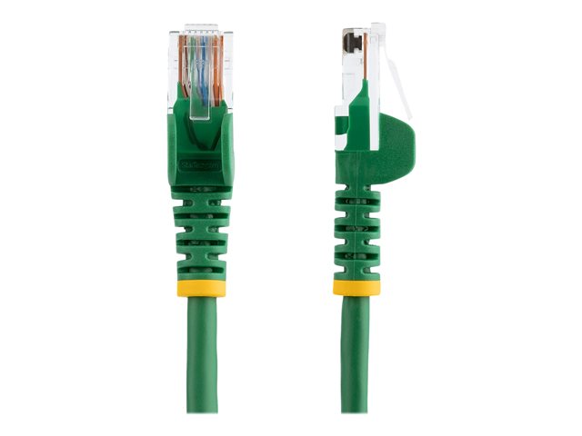 StarTech.com 0,5m Cat5e Ethernet Netzwerkkabel Snagless mit RJ45 - Cat 5e UTP Kabel - Grün - Patch-Kabel - RJ-45 (M) bis RJ-45 (M) - 50 cm - UTP - CAT 5e - ohne Haken, verseilt - grün