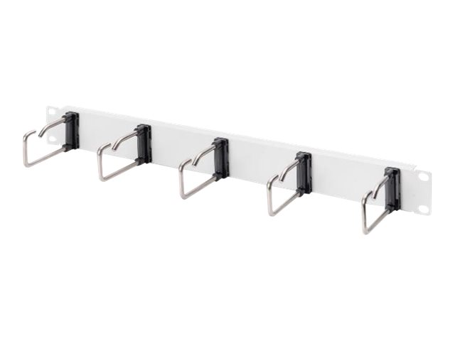 DIGITUS DN-97666 - Kabelmanagementplatte mit Ringen - 1U - 19"