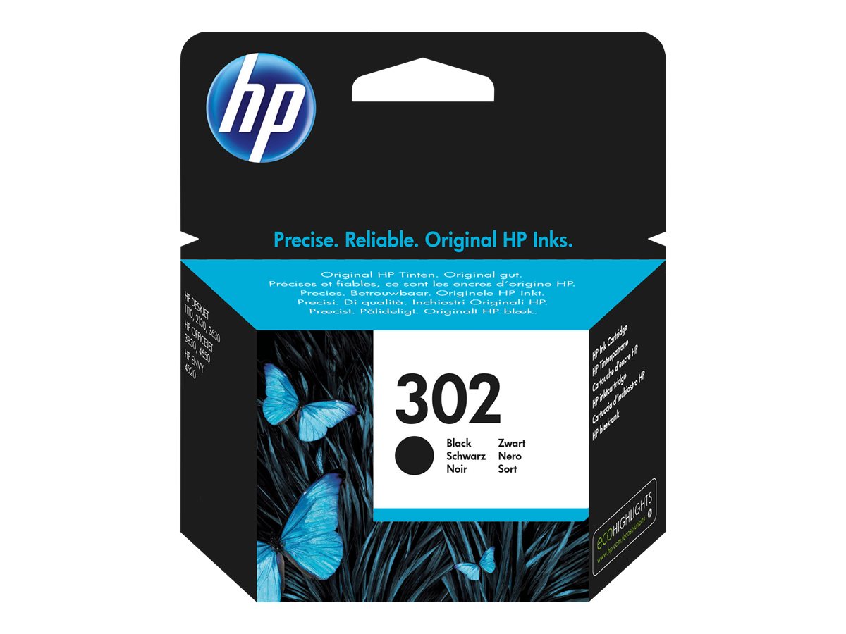 HP 302 - Schwarz - original - Tintenpatrone