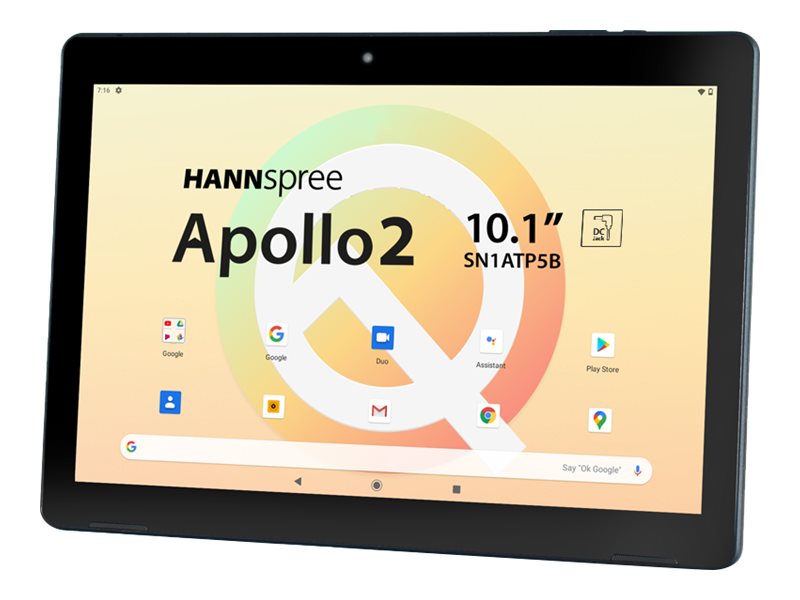 HANNspree Pad Apollo 2 - Tablet - Android 10 - 32 GB eMMC - 25.7 cm (10.1") IPS (1280 x 800) - USB-Host - microSD-Steckplatz