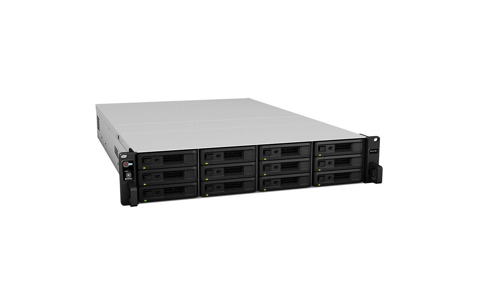 Synology RX1217 - Speichergehäuse - 12 Schächte (SATA-600) - Rack - einbaufähig - 2U (RX1217)
