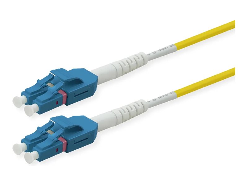 Roline - Patch-Kabel - LC Single-Modus (M) zu LC Single-Modus (M) - 3 m - 2 mm - Glasfaser - Duplex - 9/125 Mikrometer - halogenfrei, Uniboot - Gelb