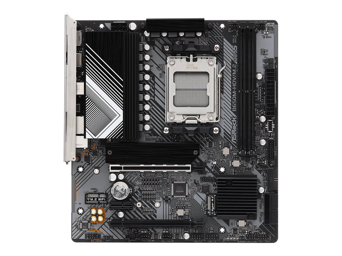 ASRock B650M-HDV/M.2 - Motherboard - micro ATX - Socket AM5 - AMD B650
