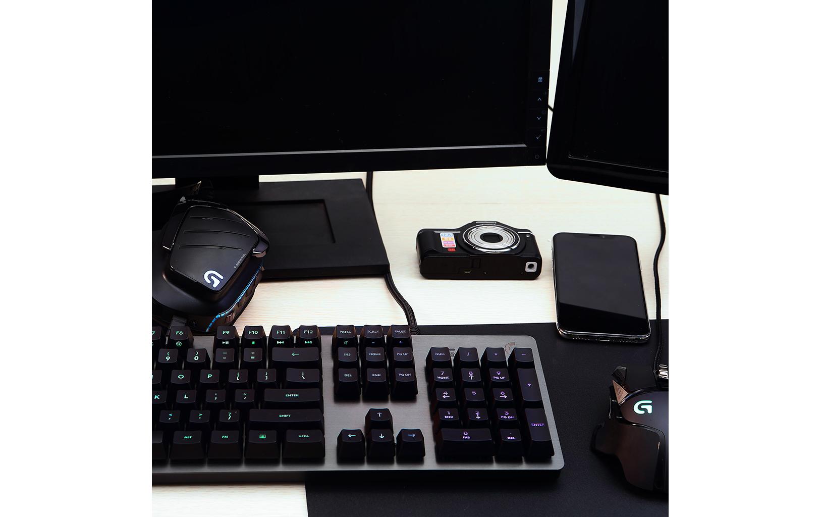 Logitech Gaming-Tastatur G512 GX Brown Carbon