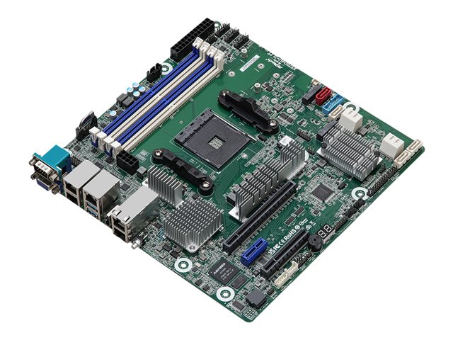 ASRock Mainboard X570D4U-2L2T/BCM micro-ATX Sockel AM4 Single