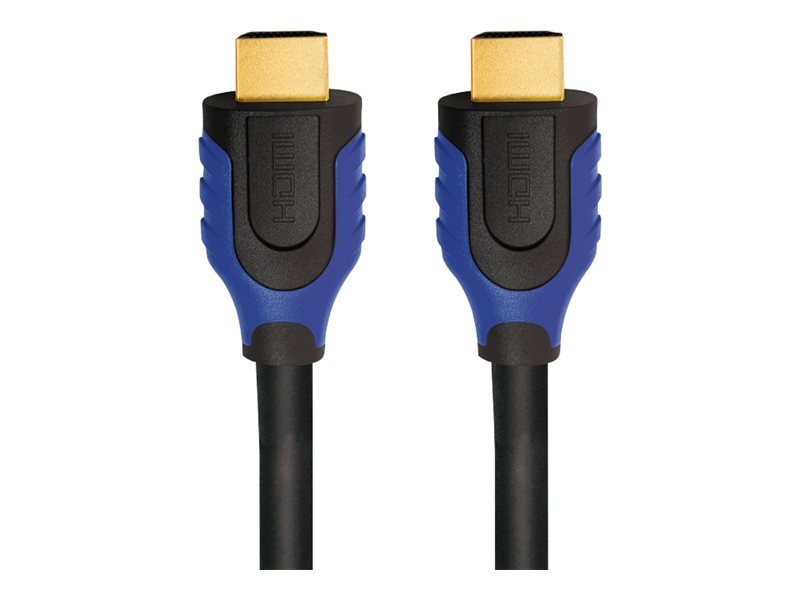 LogiLink High Speed with Ethernet - HDMI-Kabel mit Ethernet - HDMI männlich zu HDMI männlich - 2 m - Schwarz - 4K Unterstützung