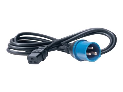APC - Stromkabel - IEC 60320 C19 zu IEC 60309 (M) - 2.5 m - Schwarz - für P/N: SMT2200I-AR, SMT2200R2I-AR, SMT3000I-AR, SMT3000R2I-AR, SRT1500XLI, SRT2200XLI-KR