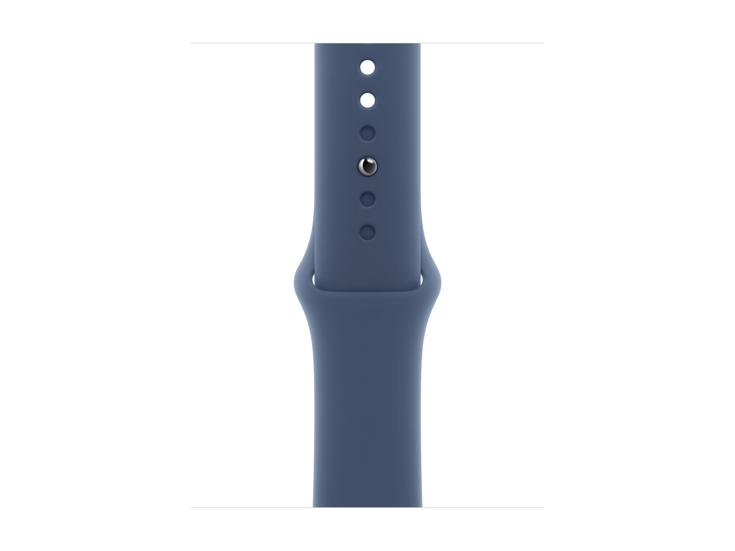 Apple Watch Series 10 GPS 42mm Silver Aluminium Case mit Denim Sport Band - S/M (MWWA3QF/A)
