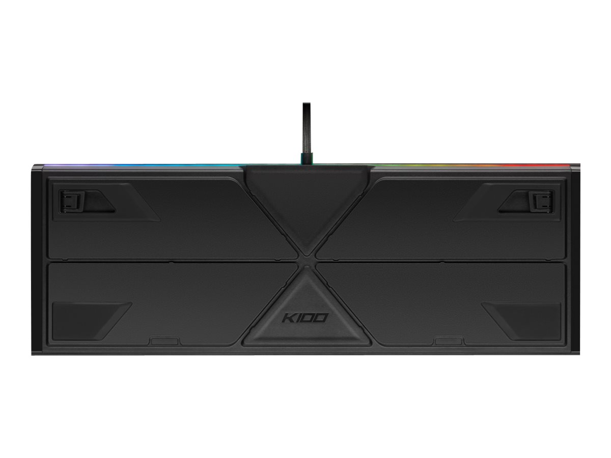 CORSAIR Gaming K100 RGB - Tastatur - Deutsch - Aluminium schwarz eloxiert (gebürstet) Eingabegerät