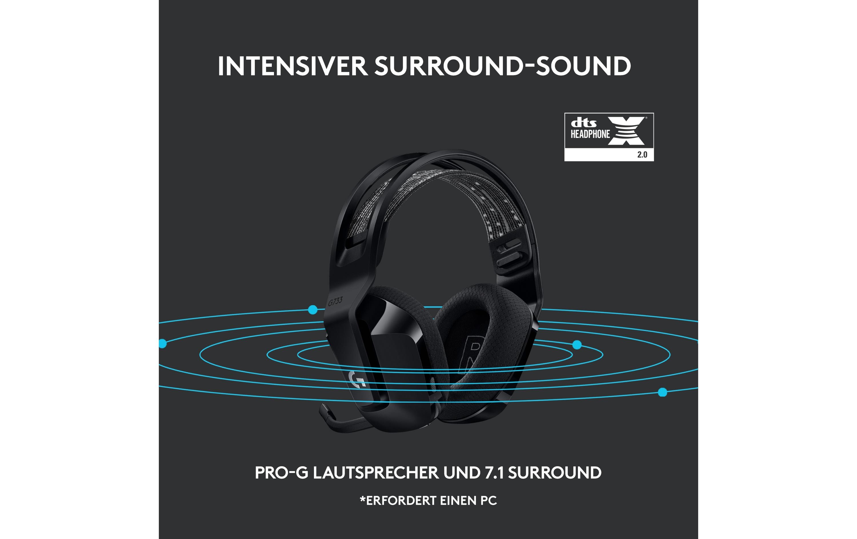Logitech G G733 LIGHTSPEED Wireless RGB Gaming Headset - Headset