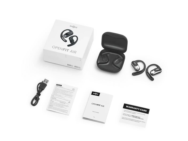 SHOKZ OpenFit Air - True Wireless-Kopfhörer mit Mikrofon