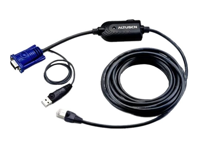 ATEN KA7970 USB KVM Adapter Cable (CPU Module) - Tastatur- / Video- / Maus- (KVM-) Kabel - RJ-45 (M) zu USB, HD-15 (VGA) (M)