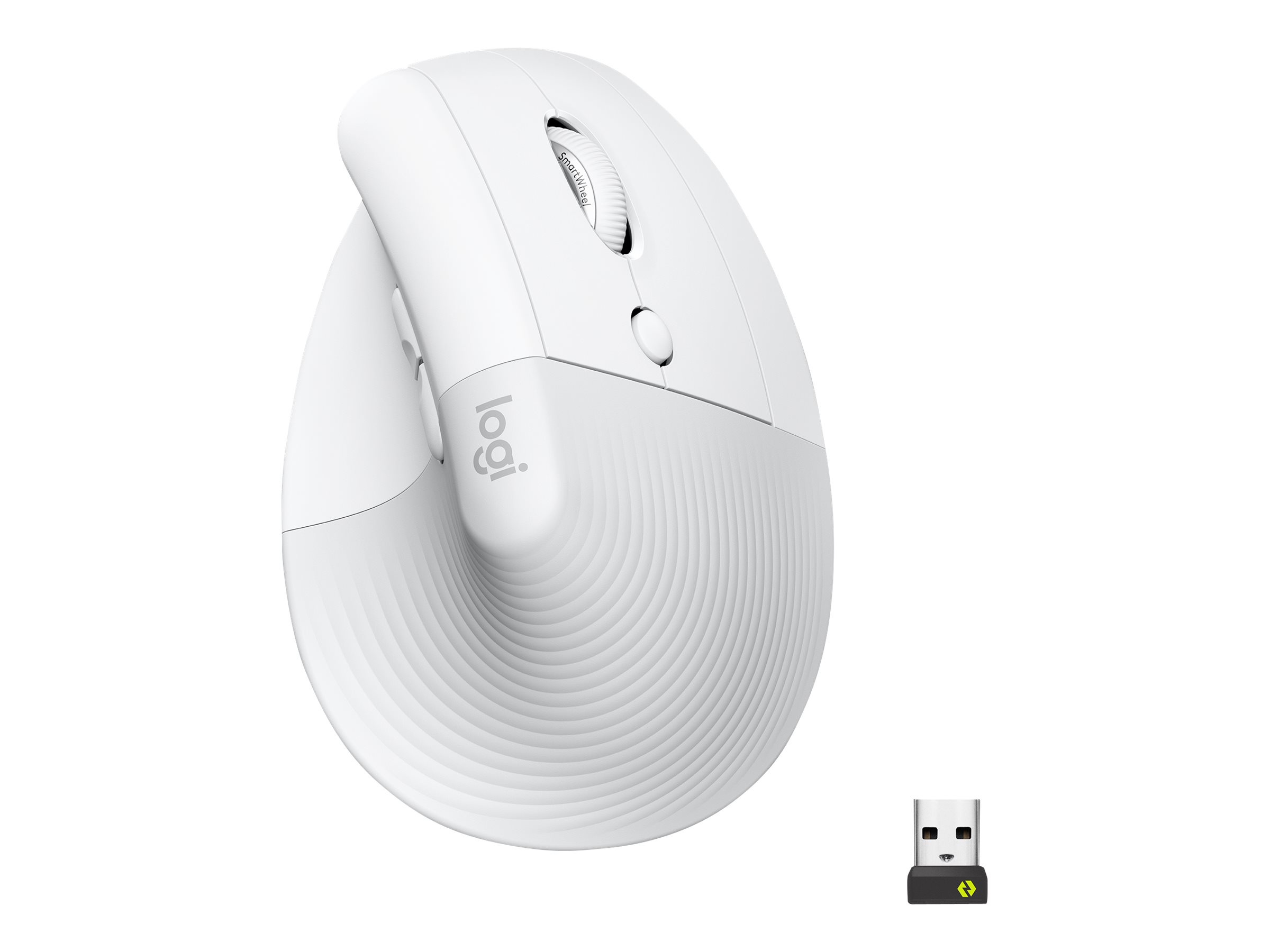 Logitech Ergonomische Maus Lift Off-white