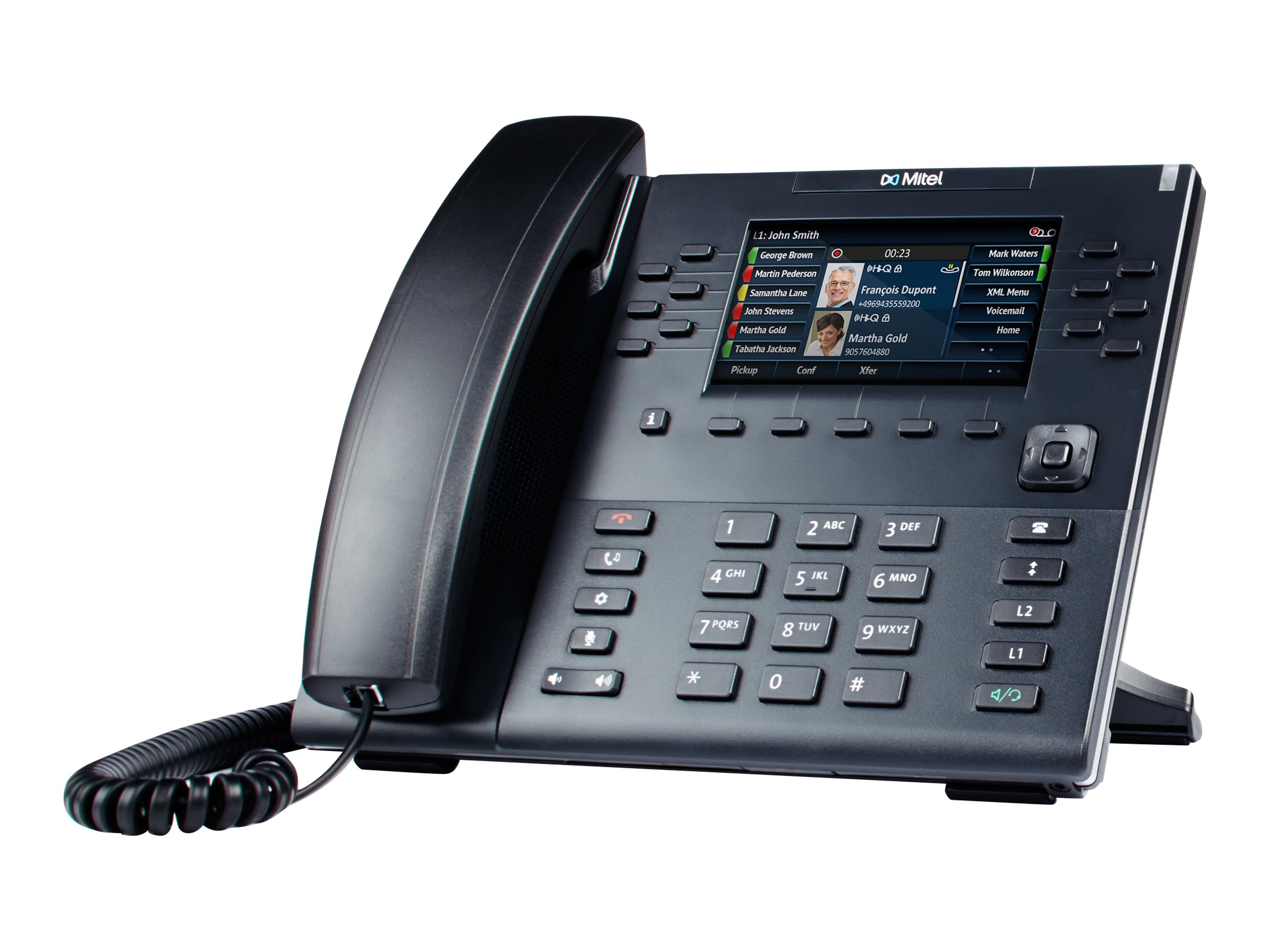 Mitel 6869 SIP Phone - VoIP-Telefon - dreiweg Anruffunktion