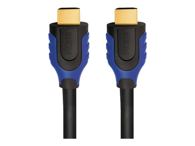 LogiLink High Speed with Ethernet - HDMI-Kabel mit Ethernet - HDMI männlich zu HDMI männlich - 7.5 m - Schwarz - 4K Unterstützung