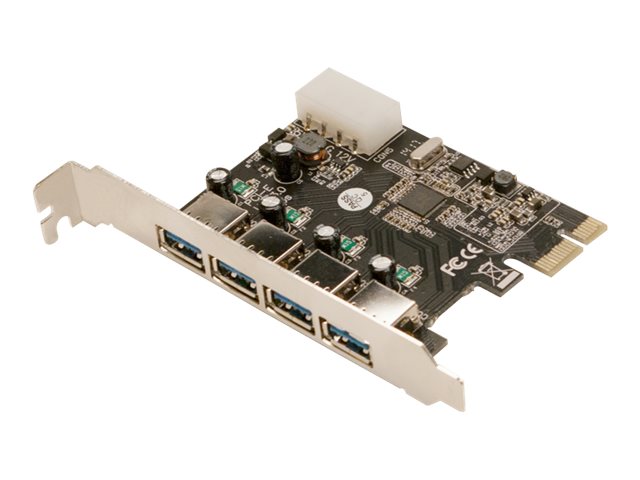 LogiLink USB 3.0 4-Port PCI Express Card - USB-Adapter - PCIe 2.0 - USB 3.0 x 4