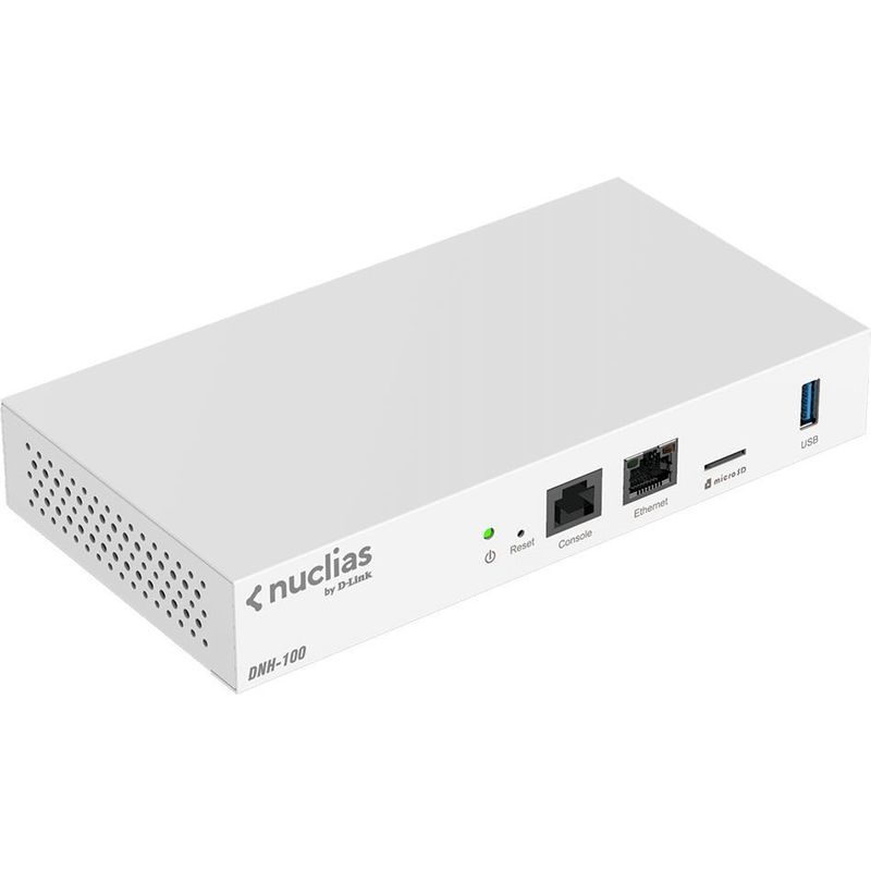 D-LINK DNH-100 Nuclias Connect Wireless Controller für bis zu 100 Access Points 1x 10/100/1000Base-T 1x USB 3.0 1x Micro SD Slot (DNH-100)