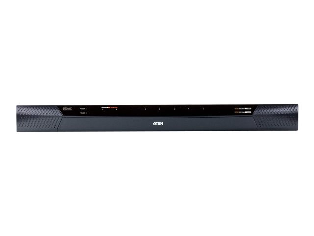 ATEN KVM over IP KN1108VA - KVM-Switch - managed - 8 x KVM port(s) - 1 lokaler Benutzer - 1 IP-Benutzer - Desktop, an Rack montierbar