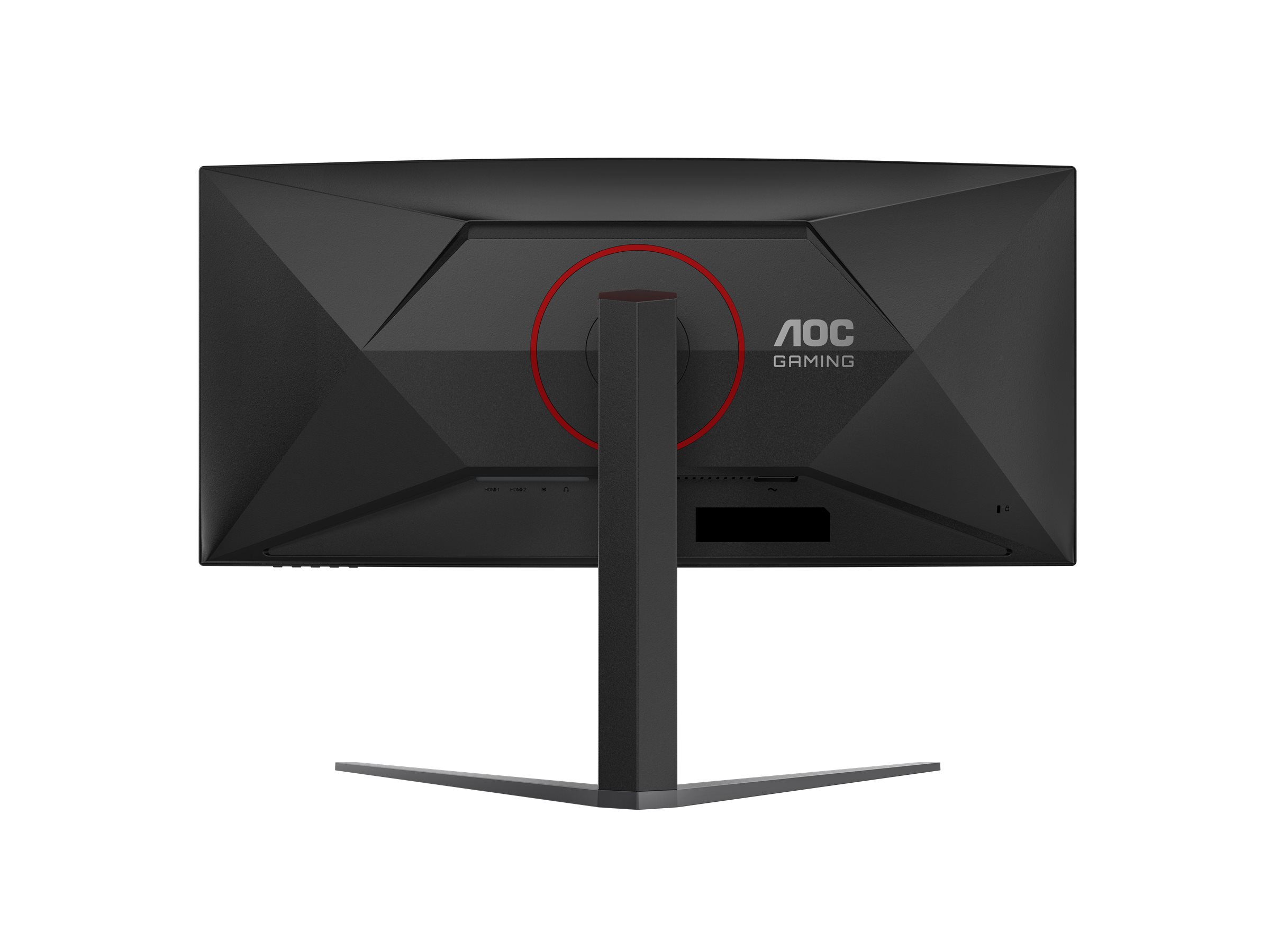 AOC Gaming CU34G4 - LED-Monitor - Gaming - gebogen - 86.36 cm (34") - 3440 x 1440 UWQHD @ 180 Hz - Fast VA - 2500:1 - HDR10 - 0.5 ms - 2xHDMI, DisplayPort - Schwarz, Rot