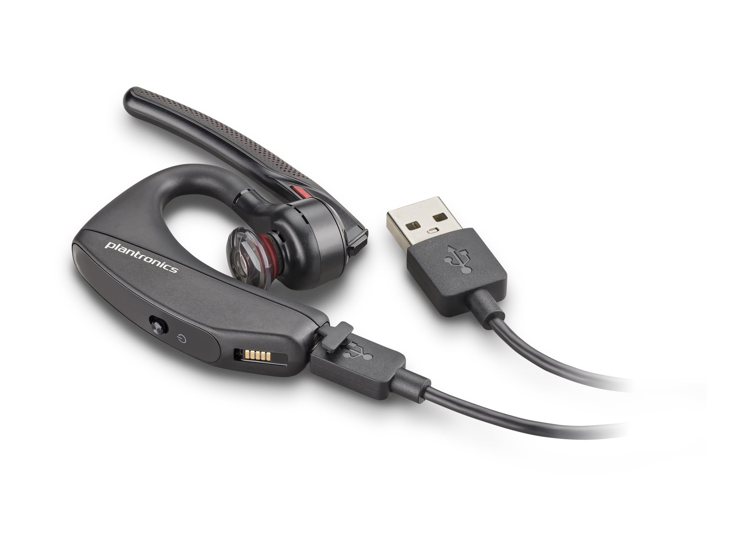 Poly Voyager 5200 UC - Headset - Ohrstöpsel - über dem Ohr angebracht - Bluetooth - kabellos
