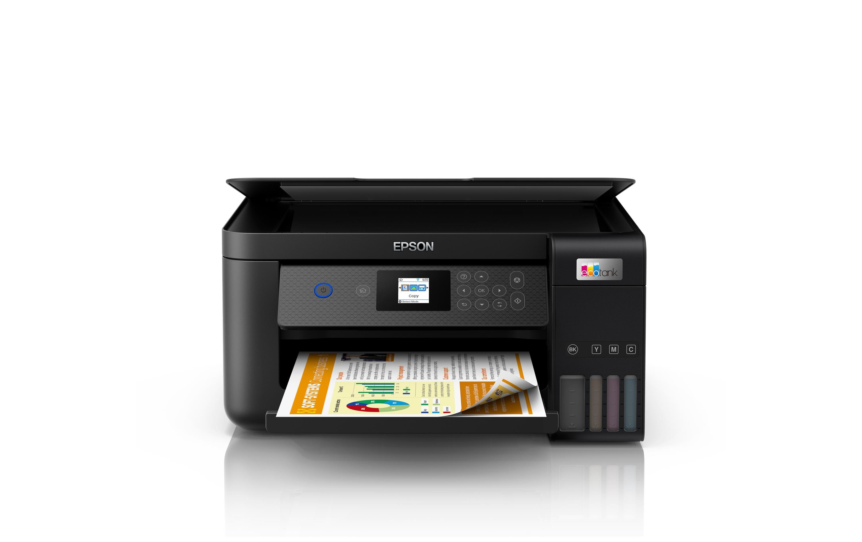 EPSON EcoTank ET-2850 3 in 1 Tintenstrahl-Multifunktionsdrucker schwarz
