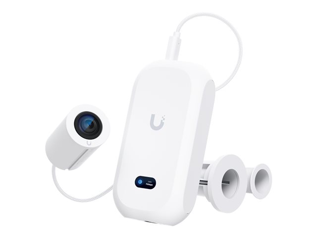 Ubiquiti UniFi AI Theta Pro - Kit - Netzwerk-Überwachungskamera - Innenbereich - Farbe (Tag&Nacht) - 8 MP - 2160 x 2160 - feste Brennweite - Audio - GbE - H.264 - PoE - mit AI Theta Hub
