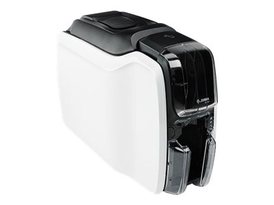 Zebra ZC100 - Plastikkartendrucker - Farbe - Thermosublimation/thermische Übertragung - CR-80 Card (85.6 x 54 mm) - 300 dpi - bis zu 700 Karten/Stunde (einfarbig)/ bis zu 150 Karten/Stunde (Farbe) - Kapazität: 100 Karten - USB 2.0 (ZC11-0000000EM00)
