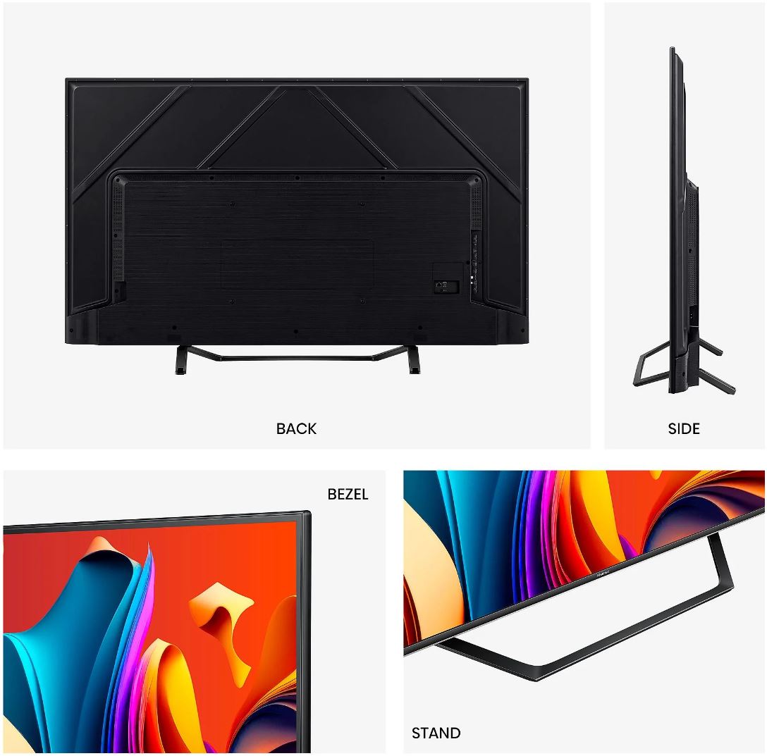 Hisense TV 50A7NQ 50" 4K QLED 60Hz[Energieklasse E] 50A7NQ - LCD-TV - 127 cm - 350 cd/m² - 4.000:1 - 8 ms - UHD (3840x2160) - LED-Backlight TFT - DVB-C - DVB-S2 - DVB-S - DVB-T2 - DVB-T - HDMI - 60 Hz - Energieeff.klasse: EECL_E__