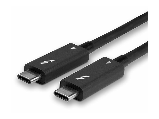 Lindy - Thunderbolt-Kabel - 24 pin USB-C (M) zu 24 pin USB-C (M) - Thunderbolt 4 - 20 V - 5 A - 2 m - USB-Stromversorgung (100 W), 8K Unterstützung, dual 4K60Hz support, aktiv - Schwarz