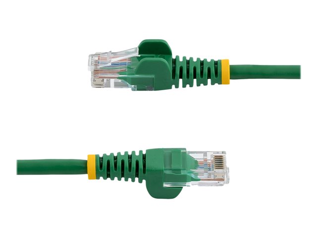StarTech.com 0,5m Cat5e Ethernet Netzwerkkabel Snagless mit RJ45 - Cat 5e UTP Kabel - Grün - Patch-Kabel - RJ-45 (M) bis RJ-45 (M) - 50 cm - UTP - CAT 5e - ohne Haken, verseilt - grün