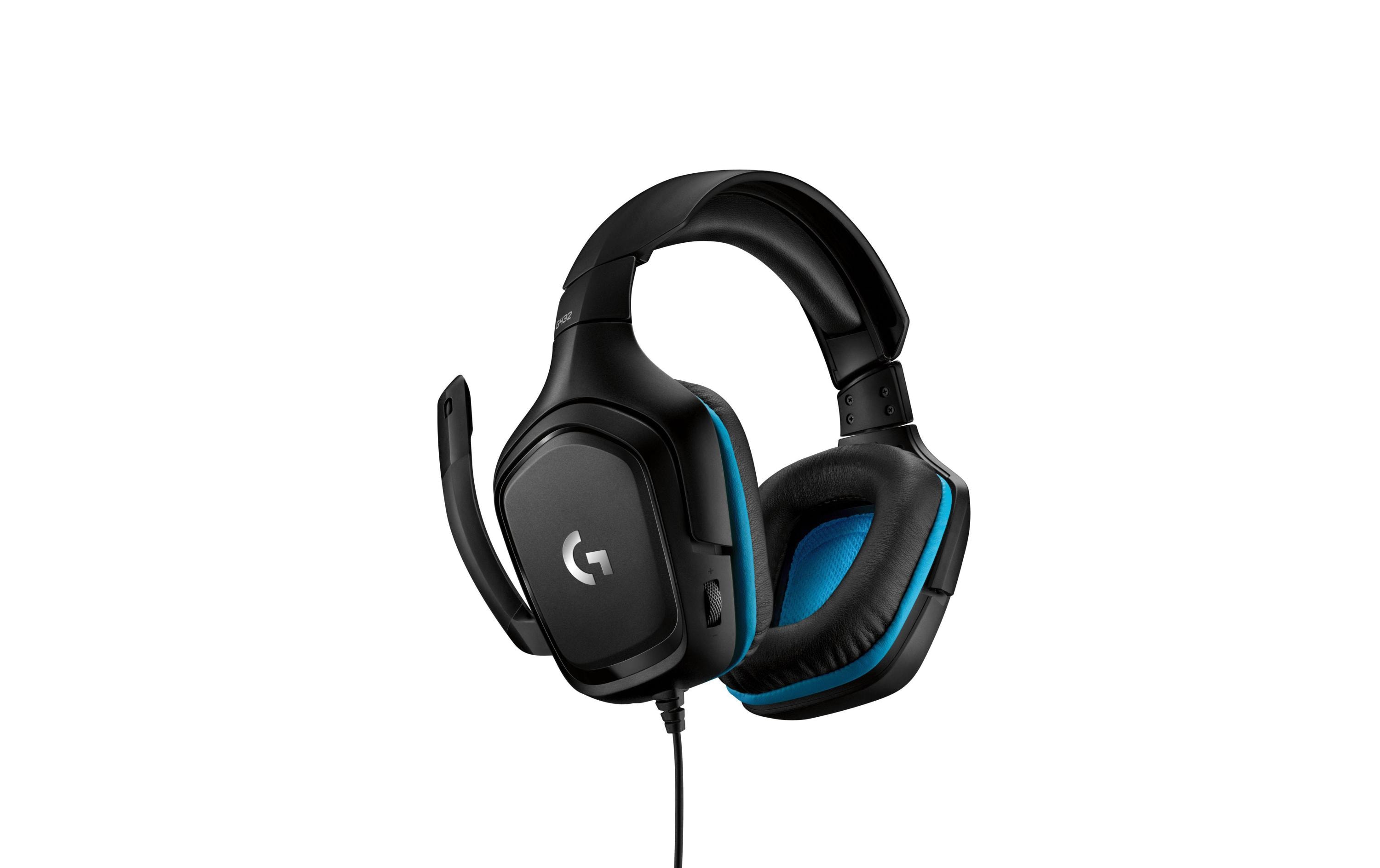 Logitech Gaming Headset G432 - Headset - 7.1-Kanal - ohrumschließend - kabelgebunden - USB, 3,5 mm Stecker - Schwarz